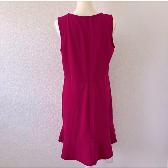 Fortune + Ivy NWOT Raspberry Ruffle Hem Dress - Picture 5 of 7